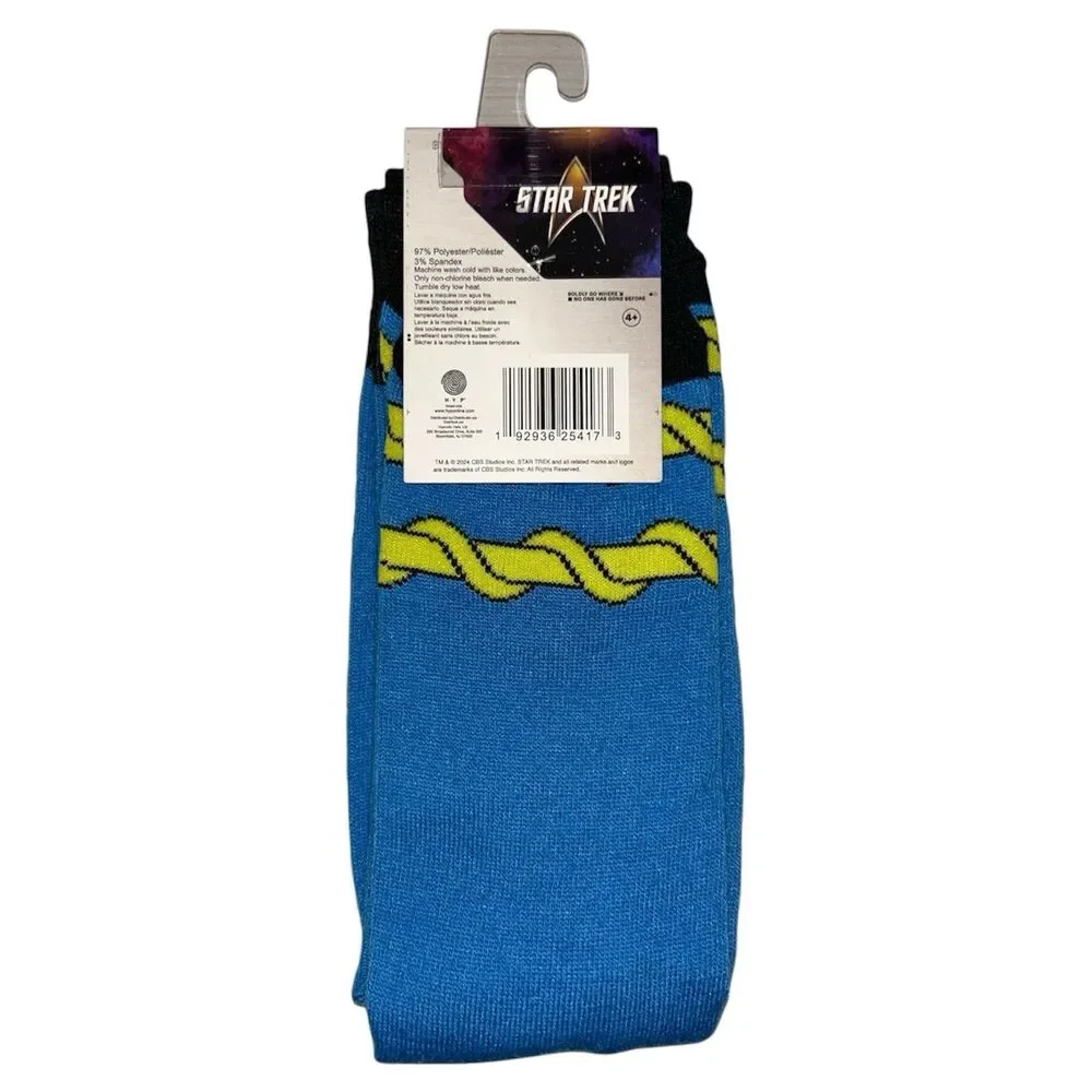 3x  Star Trek Novelty Fun Crew Socks  Size 6-12